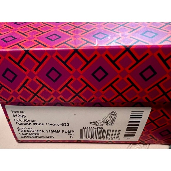 Tory Burch Francesca NIB size 6 - Picture 6 of 6
